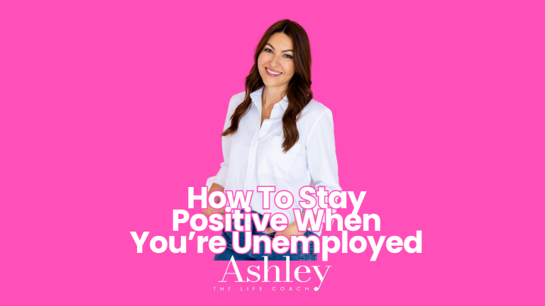 Positive mindset coaching for unemployment and career transitions Dallas life coach Ashley Shihab